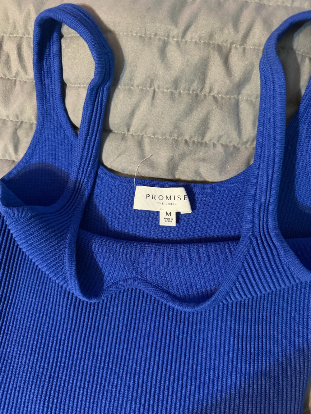 Promise Ribbed Tank Top - Picture 3 of 3